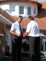 Tth Csaba polgrmester "Lesenceistvndrt" kitntetst kap